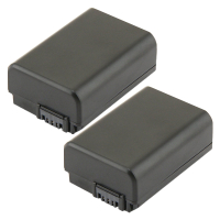 2 stuks: Sony NP-FW50 accu (7.4 V, 1080 mAh, 123accu huismerk) ASO01277