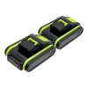 2 stuks: Worx PowerShare WA3640 / WA3572 / 20V Max accu's (20 V, 2.5 Ah, 123accu huismerk) AWO00113 - 1