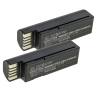 2 stuks: Zebra 82-166537-01 / BTRY-36IAB0E-00 accu's (3.7 V, 3400 mAh, 123accu huismerk) AZE00227 - 1