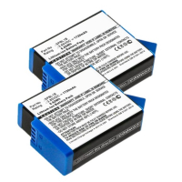 2 stuks GoPro SPBL1B / AHDBT-901 accu's (3.85 V, 1720 mAh, 123accu huismerk)  AGO00157