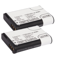 2 stuks Nikon EN-EL23 / VFB11702 accu's (3.8 V, 1700 mAh, 123accu huismerk)  ANI00315