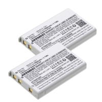 2 stuks Nikon EN-EL5 accu's (3.7 V, 1000 mAh, 123accu huismerk) ANI00296