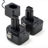 2x Black & Decker A9252 / PS130 accu + lader (12 V, 3.0 Ah, 123accu huismerk) ABL00453 - 1
