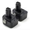 2x Black & Decker A9252 / PS130 accu (12 V, 3.0 Ah, 123accu huismerk) ABL00459 - 1