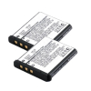 2x FujiFilm NP-50 / NP-50A accu (3.7 V, 800 mAh, 123accu huismerk)
