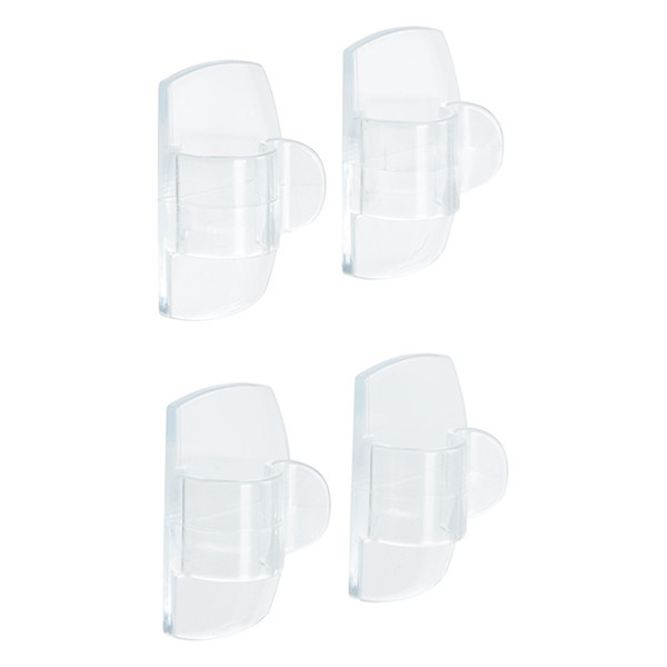 3M Command kabelclips rond transparant (4 stuks) 214554 - 3