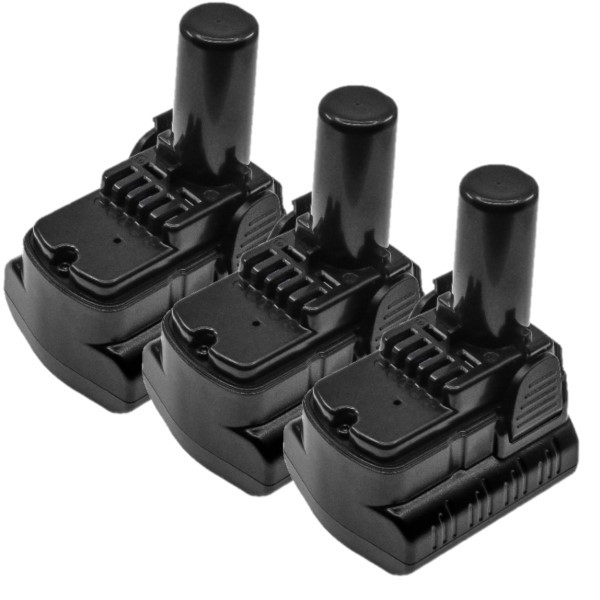 3 stuks: Hitachi - Hikoki BCL1030 / BCL1030M accu's (10.8 V, 4.0 Ah, Li-ion, 123accu huismerk) AHI00339 - 1