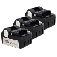 3 stuks: Hitachi - Hikoki BSL1840 / BSL1840C accu's (18 V, 4.0 Ah, Li-ion, 123accu huismerk) AHI00288