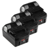 3 stuks: Hitachi - Hikoki BSL1850 / BSL1850MA accu's (18 V, 5.0 Ah, Li-ion, 123accu huismerk) AHI00291 - 1