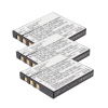 3x FujiFilm NP-40 accu (3.7 V, 850 mAh, 123accu huismerk) AFU00318 - 1