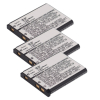 3x FujiFilm NP-45 / NP-45A / NP-45S accu (3.7 V, 660 mAh, 123accu huismerk) AFU00328 - 1