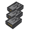 3x FujiFilm NP-W126 / NP-W126S accu's (7.4 V, 1020 mAh, 123accu huismerk)