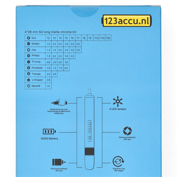 43-in-1 elektrische schroevendraaierset (123accu huismerk) ADR00310 - 3