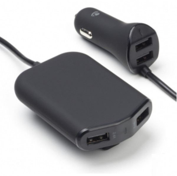 4 poorts USB lader (USB A, 48W, 123accu huismerk)  ADR00097 - 1