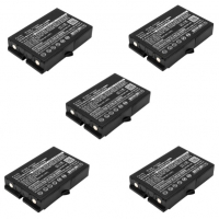 5 stuks: Danfoss BT06K / 2303692 accu's (4.8 V, 600 mAh, 123accu huismerk)  ADA00224