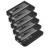5 stuks: Danfoss BT11K accu's (3.7 V, 1.1 Ah, Li-ion, 123accu huismerk)