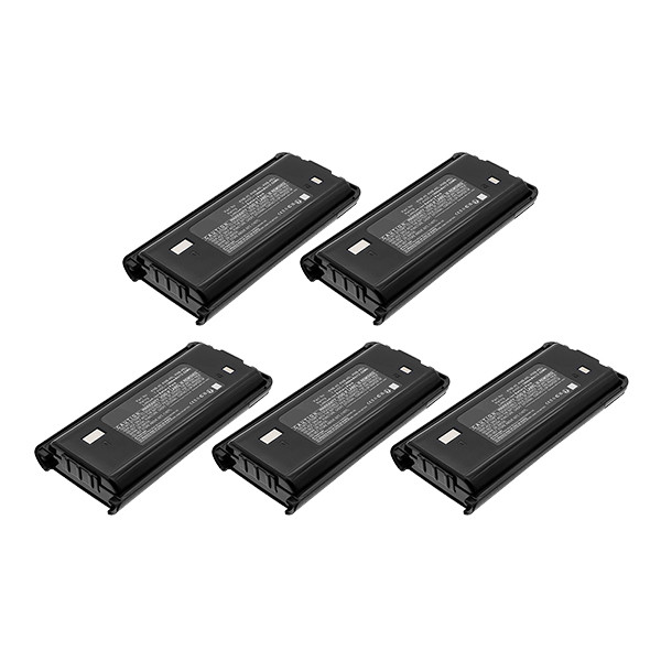5 stuks: Kenwood KNB-45L / KNB-45 / KNB-45Li accu (7,4 V, 1800 mAh, 123accu huismerk) AKE00071 - 1
