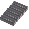 5 stuks: Zebra BTRY-LS34IAB00-00 / 21-62606-01 accu's (3.7 V, 2600 mAh, 123accu huismerk) AZE00260 - 1