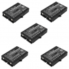 5 stuks Ikusi BT06K / 2303692 accu's (4.8 V, 600 mAh, 123accu huismerk)
