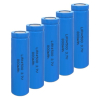 5 x ICR14500 / 14500 batterij (3.7 V, 800 mAh, 123accu huismerk) ADR00099 - 1