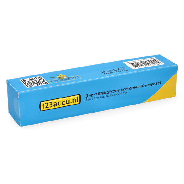 8-in-1 elektrische schroevendraaierset (123accu huismerk) ADR00282 - 2