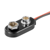 9V / 6LR61 / E-Block clip aansluiting water afstotend (123accu huismerk)