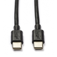 ACCU USB C naar USB C kabel (1 meter, zwart)  AAC00848