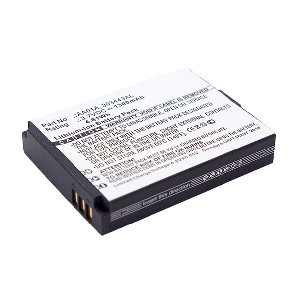 ACTIVEON AA01A / 303443AL accu (1300 mAh, 123accu huismerk)  AAC00599 - 1