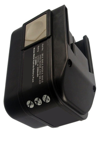 AEG 4932366429 / 4932353638 accu (9.6 V, 3300 mAh, Ni-MH, 123accu huismerk)  AAE00017 - 1