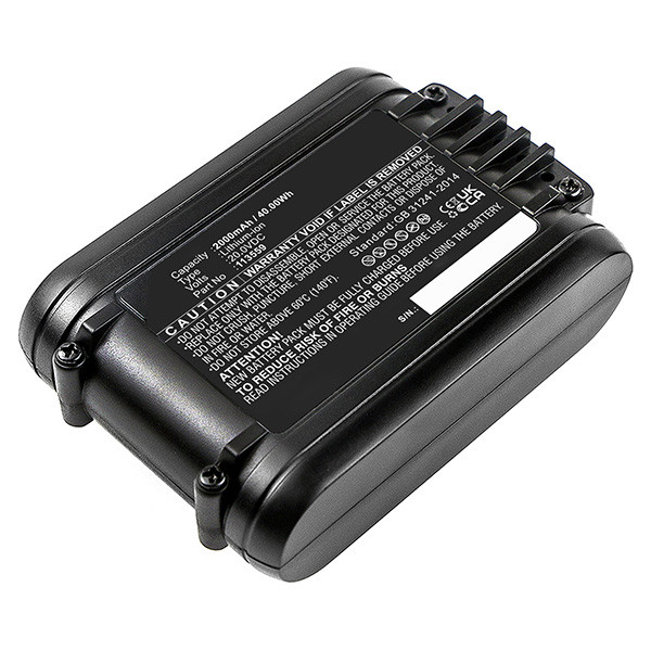 AL-KO B50 / B100 / 113559 accu (20 V, 2000 mAh, 123accu huismerk)  AAL00279 - 1