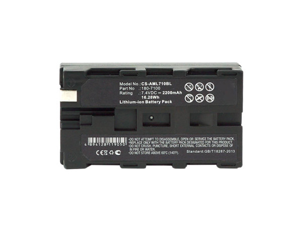 AML 180-7100 accu (2200 mAh, 123accu huismerk) AAM00052 - 3