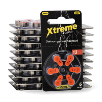 Aanbieding: 123accu Xtreme Power 13 / PR48 / Oranje gehoorapparaat batterij 120 stuks (123accu huismerk) ADR00371