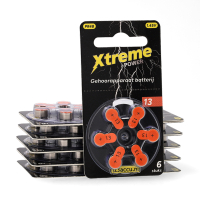 Aanbieding: 123accu Xtreme Power 13 / PR48 / Oranje gehoorapparaat batterij 60 stuks (123accu huismerk) ADR00358