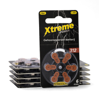 Aanbieding: 123accu Xtreme Power 312 / PR41 / Bruin gehoorapparaat batterij 60 stuks (123accu huismerk) ADR00356