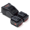Aanbieding: 2x Bosch GBA 14.4 V accu + Lader (14.4 V, 4.0 Ah, Li-ion, 123accu huismerk) ABO00389 - 1