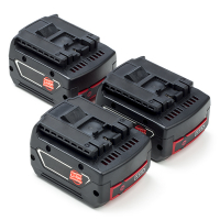 Aanbieding: 3x Bosch GBA 14.4 V accu (14.4 V, 4.0 Ah, Li-ion, 123accu huismerk)  ABO00380