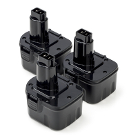 Aanbieding: 3x DeWalt 12V XRP / DE9074 accu (12 V, 2.0 Ah, 123accu huismerk)  ADE00798
