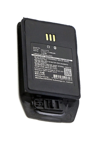 Aastra Telecom 1220187 / 660273/1B accu (3.7 V, 1100 mAh, 123accu huismerk)  AAA00008 - 1