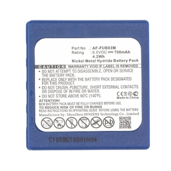 Abitron KH68302500 accu (6 V, 700 mAh, Ni-Mh, 123accu huismerk) AAB00002 - 2