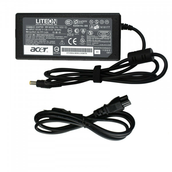 Acer ADP-65D / AP.0650A.001 / KP.06501.003 adapter (19 V, 3.42 A, 65 W, origineel)  AAC00778 - 1