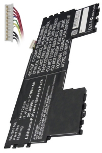 Acer AP12E3K accu (7.4 V, 3790 mAh, 123accu huismerk)  AAC00429