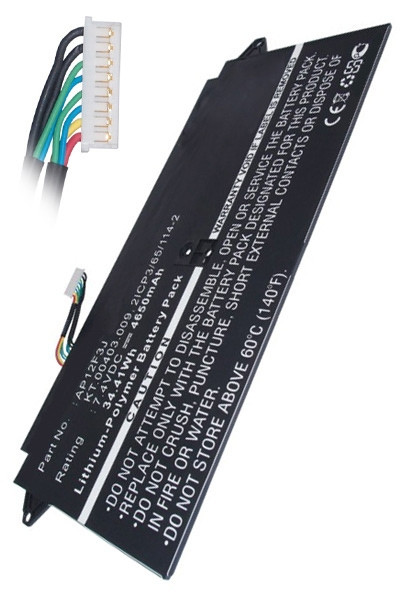 Acer AP12F3J / 2ICP3/65/114-2 accu (7.4 V, 4650 mAh, 123accu huismerk)  AAC00161 - 1