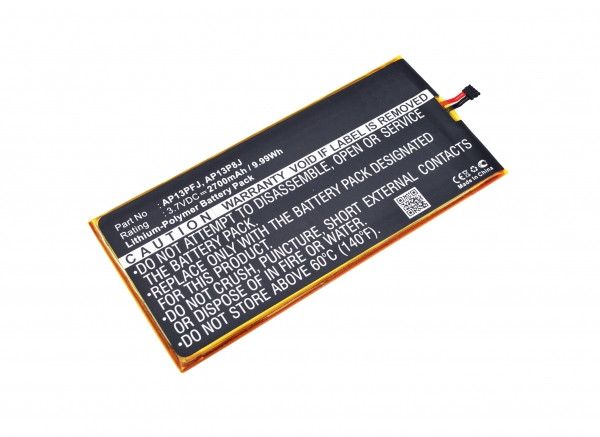 Acer AP13P8J / AP13PFJ / KT.0010G.005 accu (3.7 V, 2700 mAh, 123accu huismerk)  AAC00583 - 1