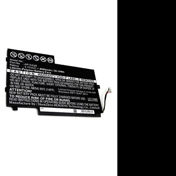 Acer AP15A3R accu (3.75 V, 8050 mAh, 123accu huismerk)  AAC00612 - 1