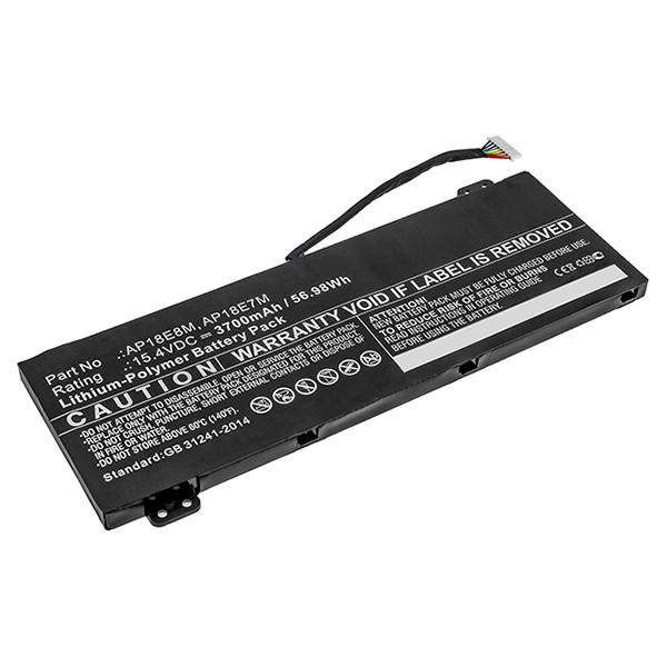 Acer AP18E7M / AP18E8M / KT00407009 accu (15.4 V, 3620 mAh, 123accu huismerk)  AAC00798 - 1