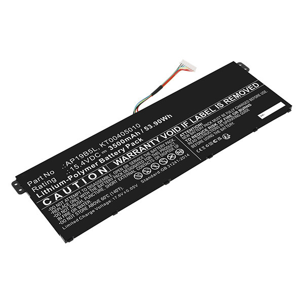 Acer AP19B5L / KT.00405.010 accu (15.4 V, 3500 mAh, 123accu huismerk)  AAC00893 - 1