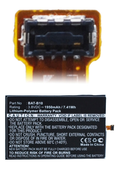 Acer BAT-B10 / PGF295686HT / KT.0010S.013 accu (1950 mAh, 123accu huismerk)  AAC00576 - 1