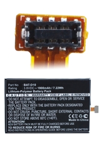 Acer BAT-D10 / CA325685G / KT.0010B-009 accu (1900 mAh, 123accu huismerk)  AAC00575