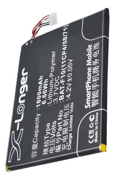 Acer BAT-F10(11CP4/58/71) accu (2000 mAh, 123accu huismerk)  AAC00431 - 1