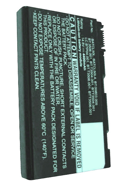 Acer BATCL50L / BT.T3504.001 accu (14.8 V, 4400 mAh, 123accu huismerk)  AAC00154 - 1